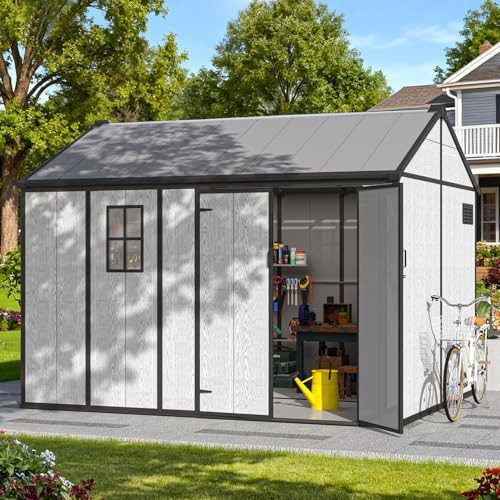 Plastic Outdoor Garden Shed 10x8