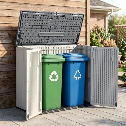 Resin Horizontal Outdoor Storage Cabinet