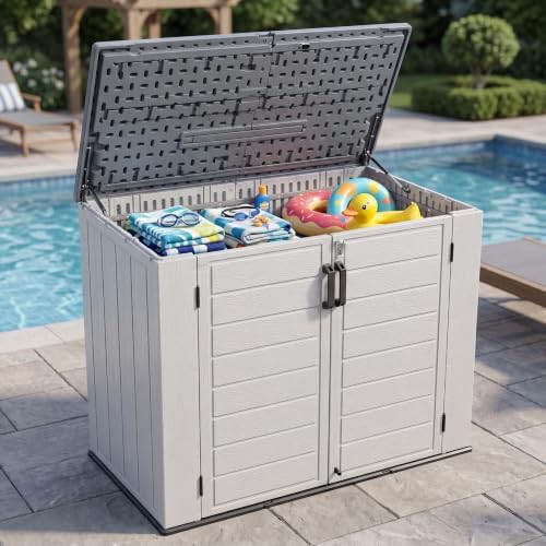 Resin Horizontal Outdoor Storage Cabinet — photo 4