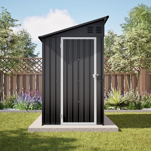 Metal Lean To Shed with Sliding Doors — photo 4
