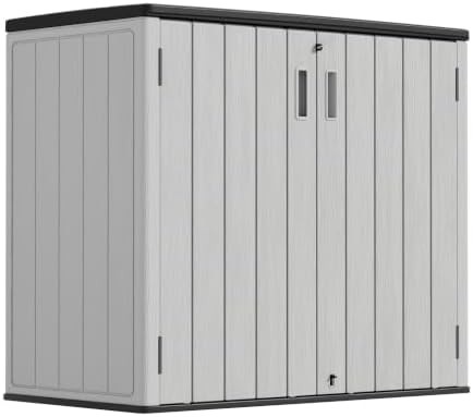 Horizontal resin storage cabinet 31 cubic feet