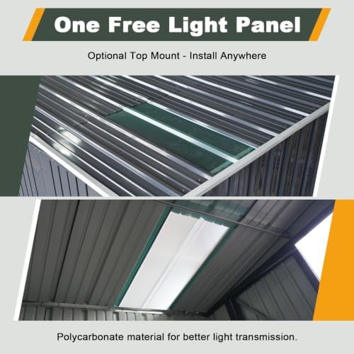 Metal lean to shed with skylight — photo 4