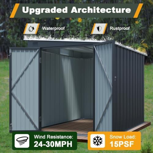 Metal lean to shed with skylight — photo 5