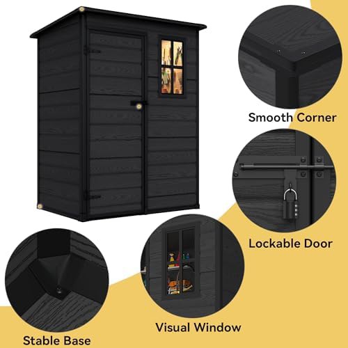 Compact sloped roof shed with reinforced floor — photo 4