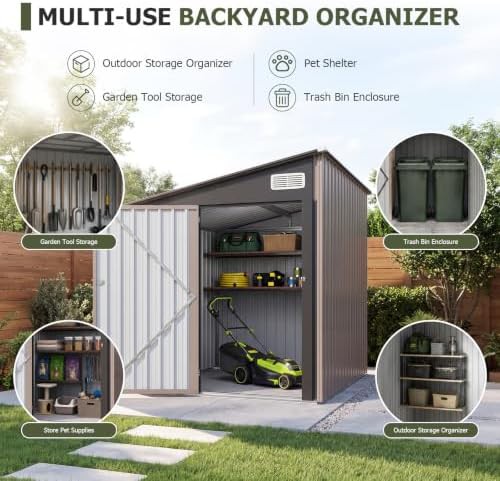 Eight by six foot lean to sloping roof shed — photo 3