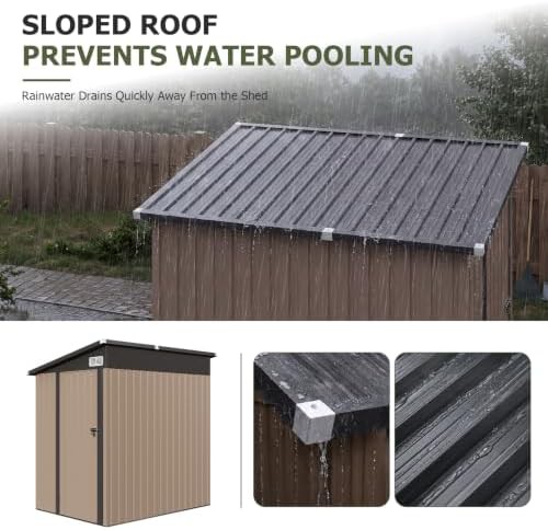 Waterproof lean to shed with sloping roof — photo 4