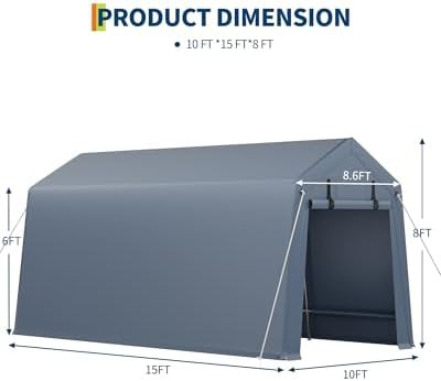 Heavy Duty Outdoor Storage Tent — photo 3