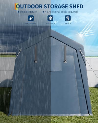 Heavy Duty Outdoor Storage Tent — photo 4