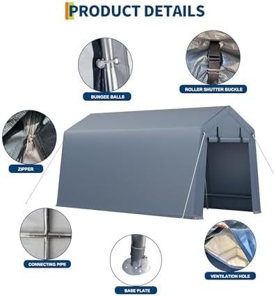 Heavy Duty Outdoor Storage Tent — photo 5