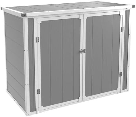 Weatherproof Resin Garden Tool Shed
