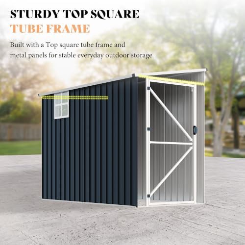 Small lean to metal storage shed — photo 4
