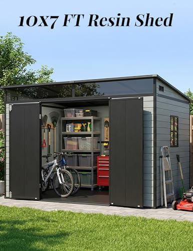 Large Resin Bike Shed with Floor — photo 3