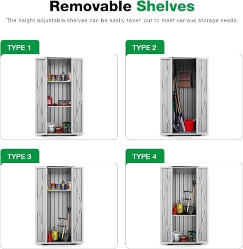 Vertical tall storage cabinet with base — photo 3