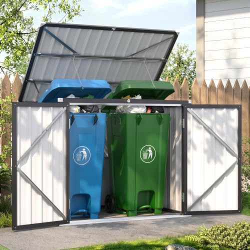 Low profile horizontal waterproof shed